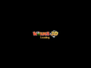 Worms 3D screen shot title